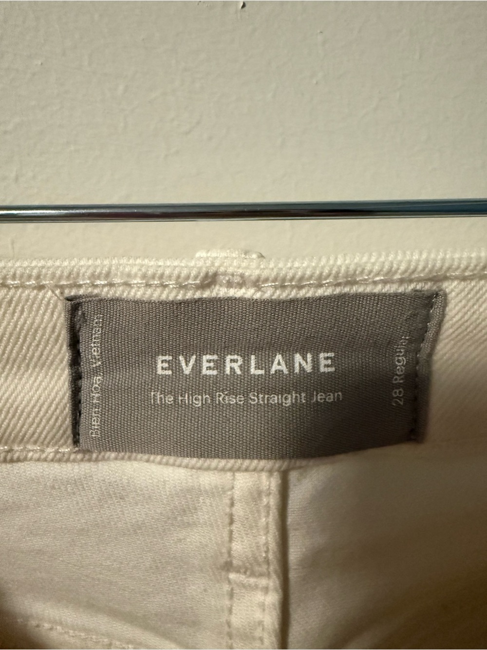 Everlane High Rise Straight Jean - Picture 3 of 5